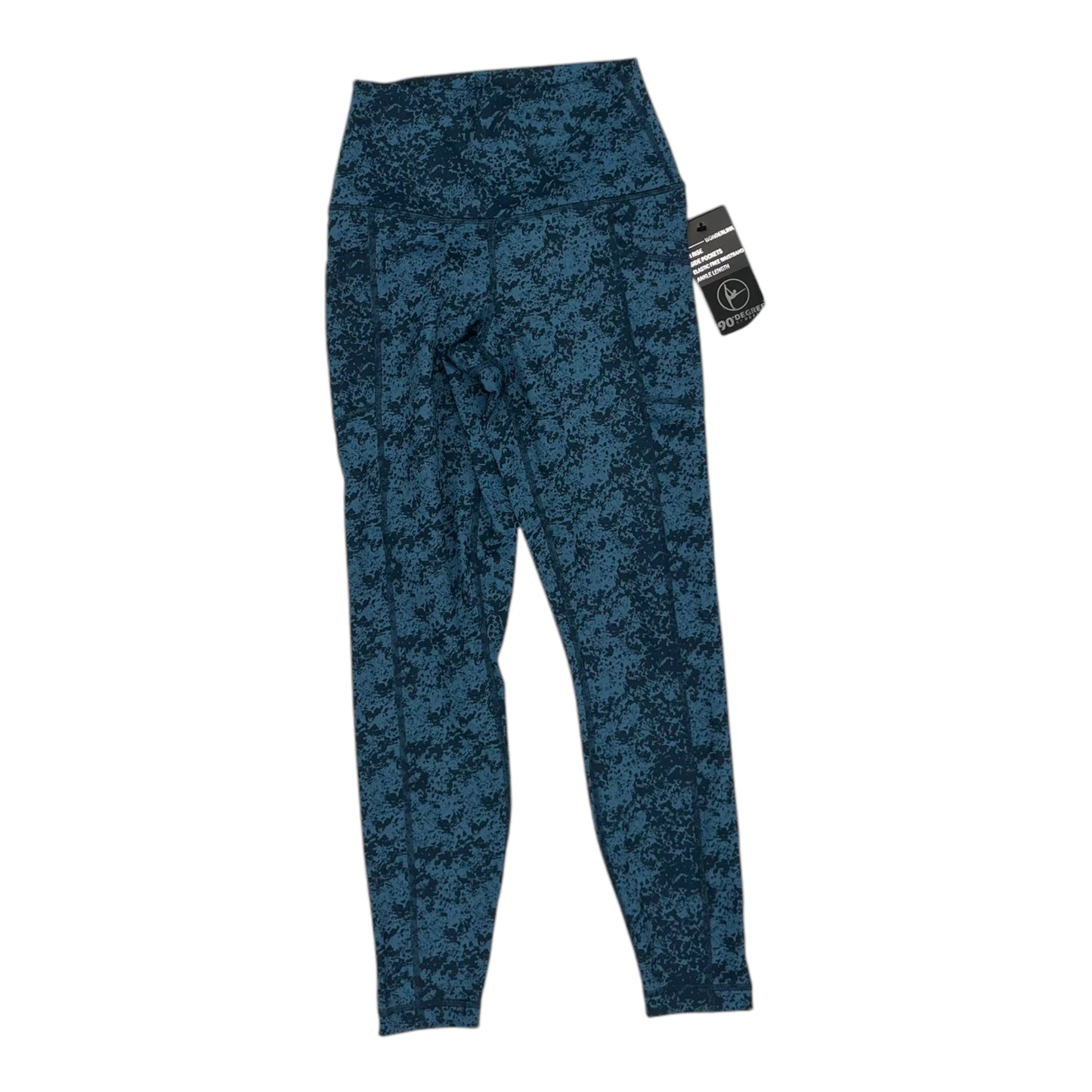 Athletic Leggings By 90 Degrees By Reflex In Blue, Size:S
