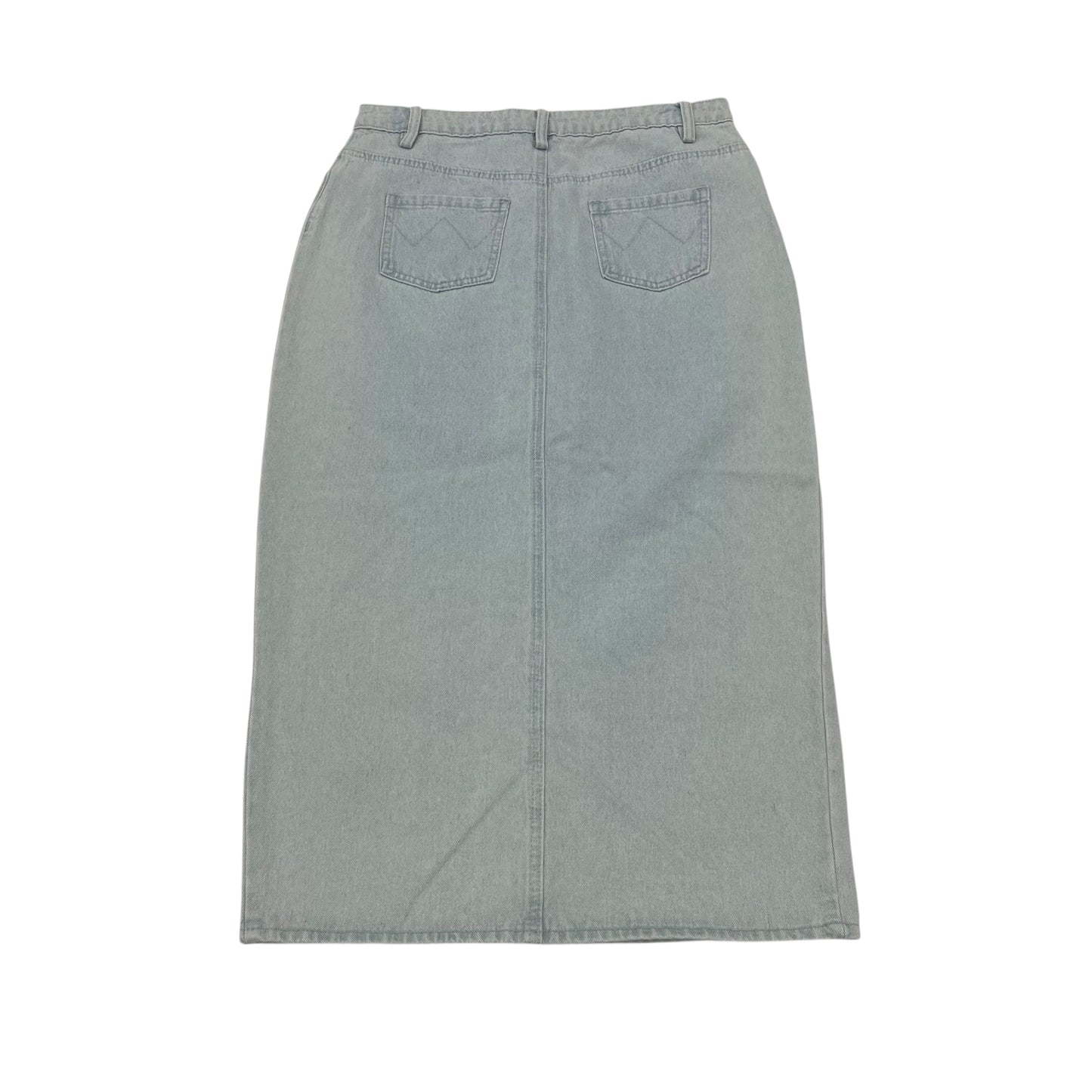 Skirt Midi By Le Lis In Blue Denim, Size:L