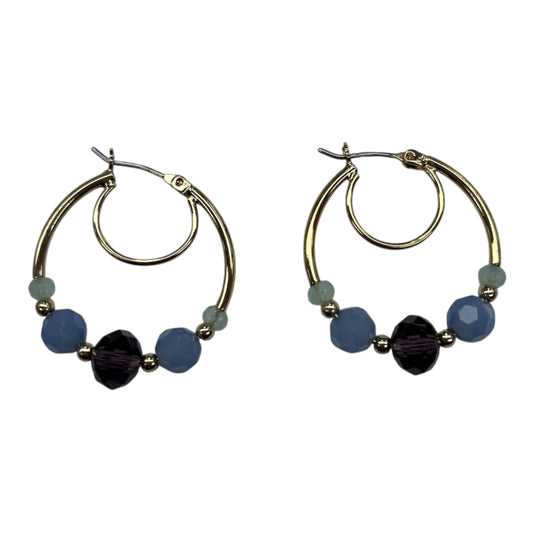 Earrings Hoop By Clothes Mentor In Blue