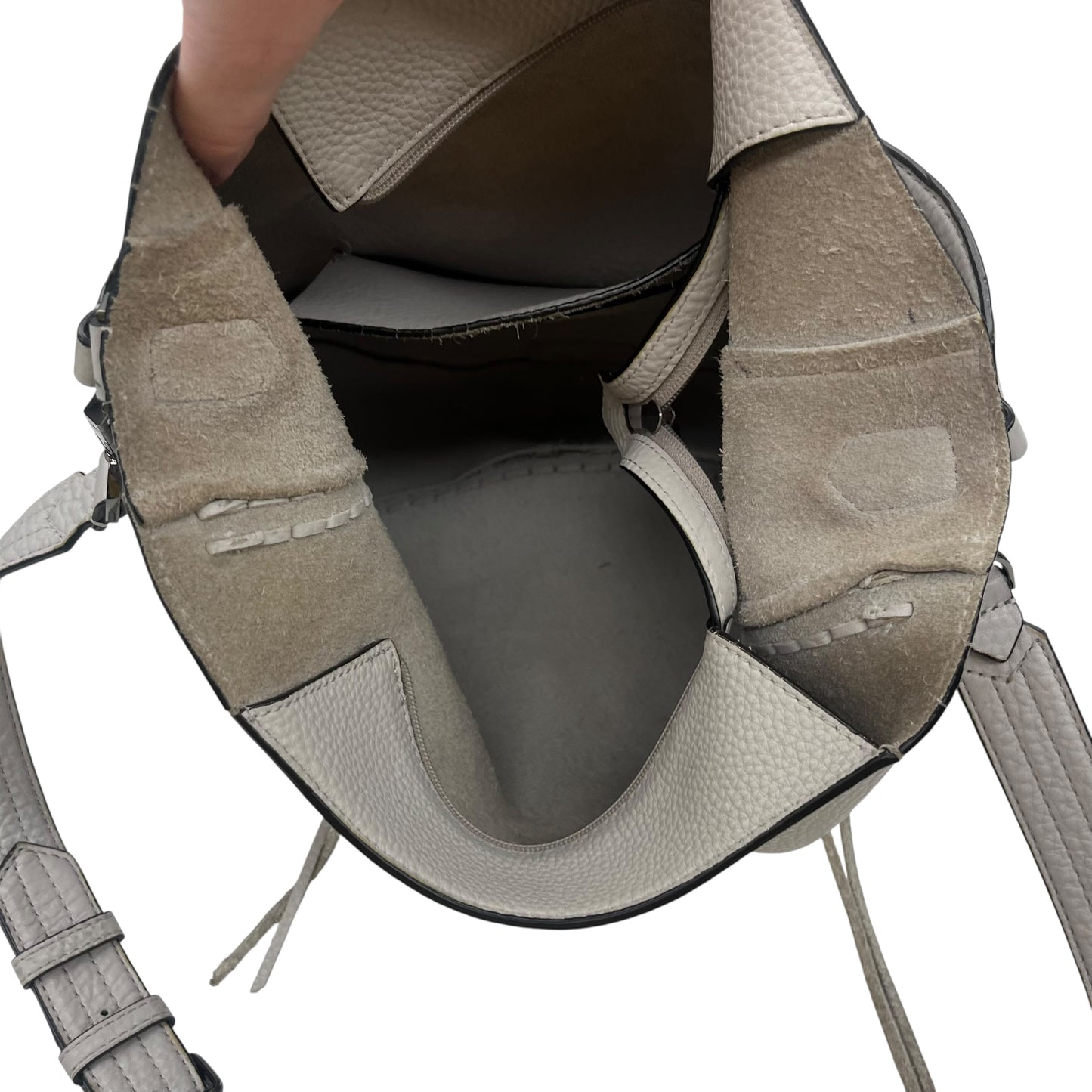 Handbag Designer By Rebecca Minkoff In Grey, Size:Large