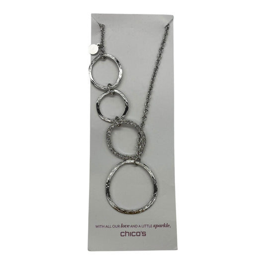 Necklace Statement By Chicos In Silver