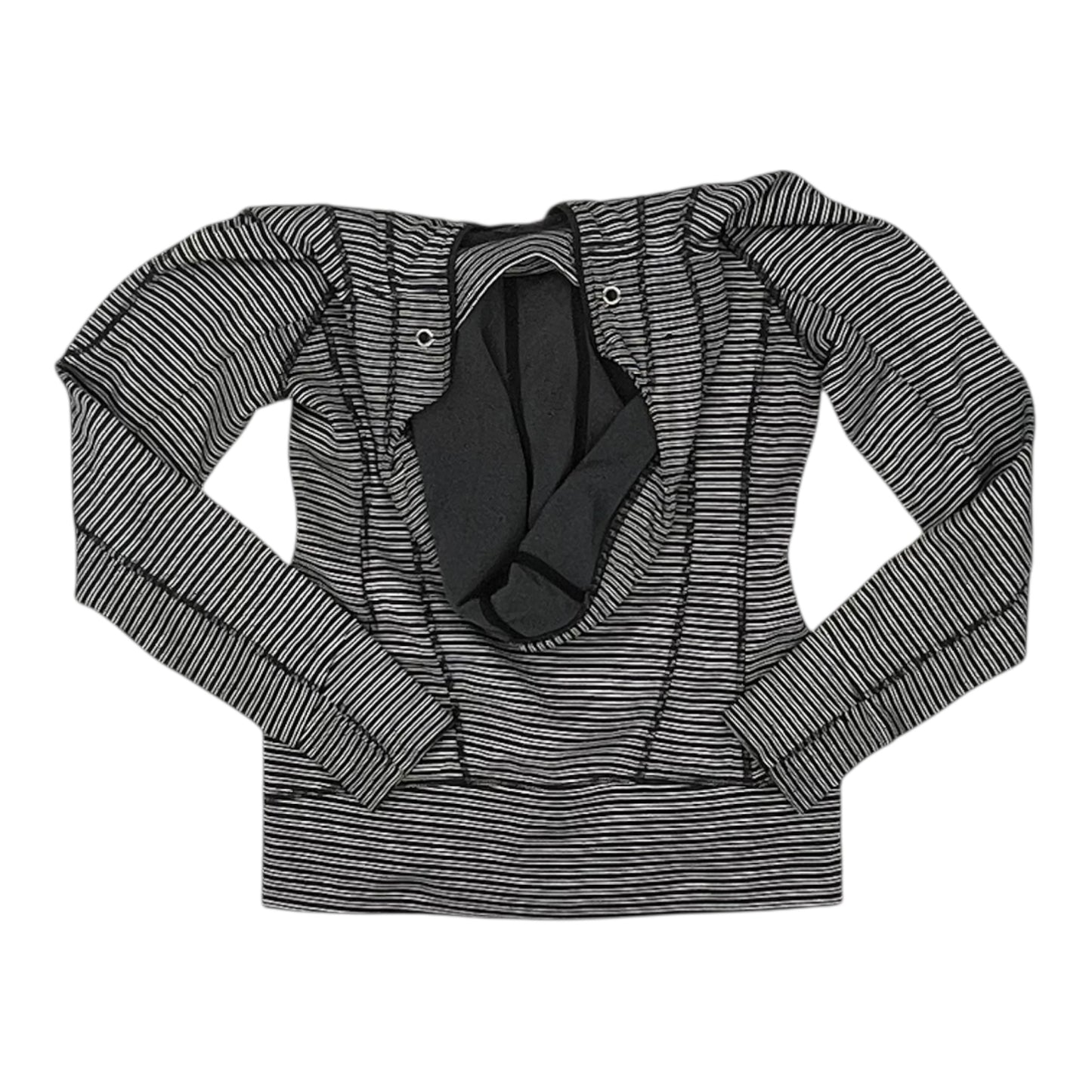 Athletic Jacket By Clothes Mentor In Black, Size:S