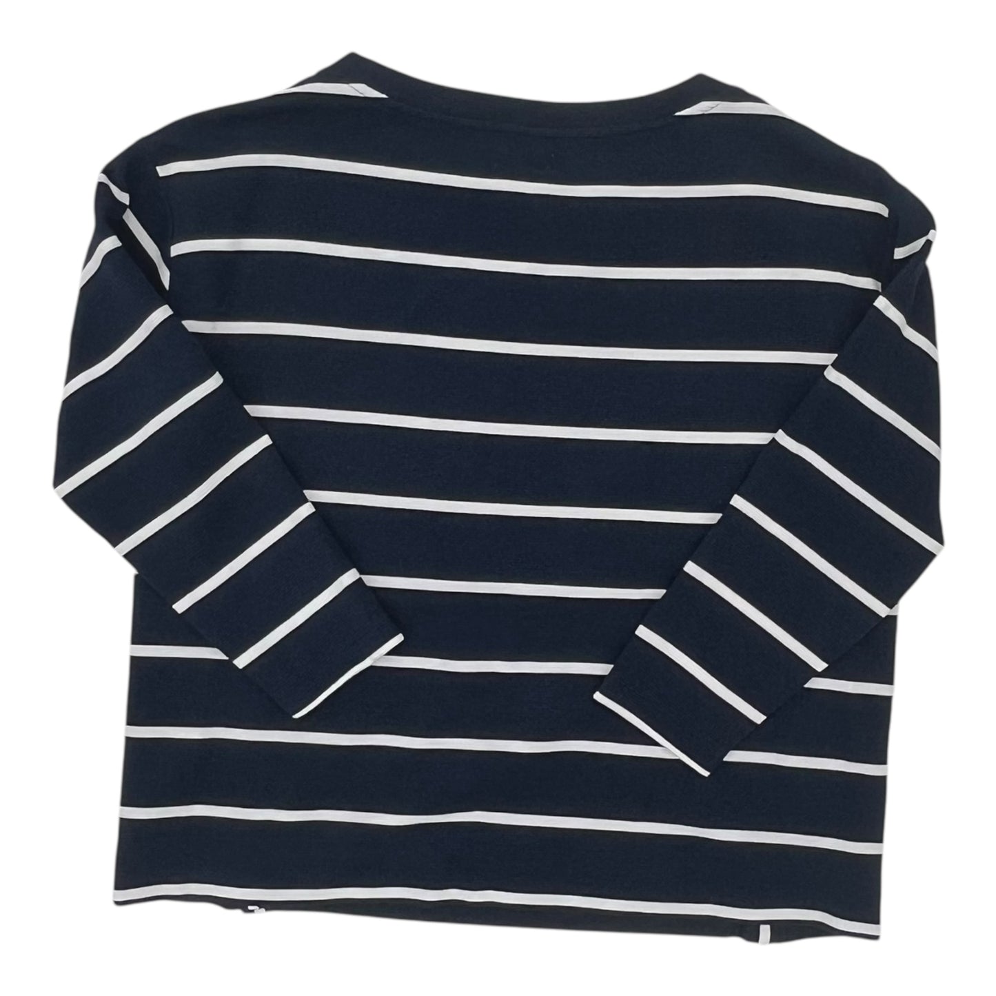 Sweatshirt Crewneck By Lou And Grey In Blue & White, Size:Xl