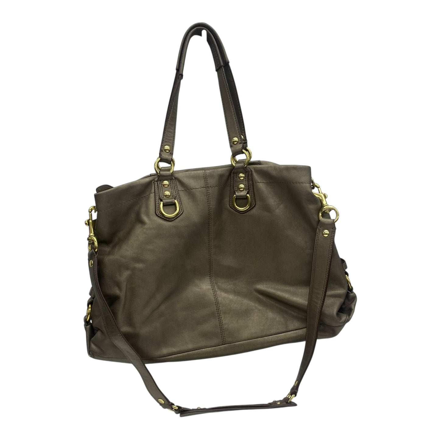 Handbag Designer By Coach In Brown, Size:Medium