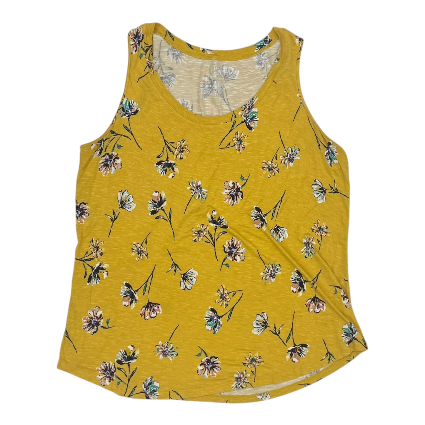 Top Sleeveless By Maurices In Yellow, Size:1X