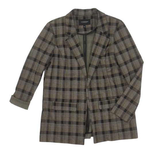 Blazer By Liverpool In Plaid Pattern, Size:M
