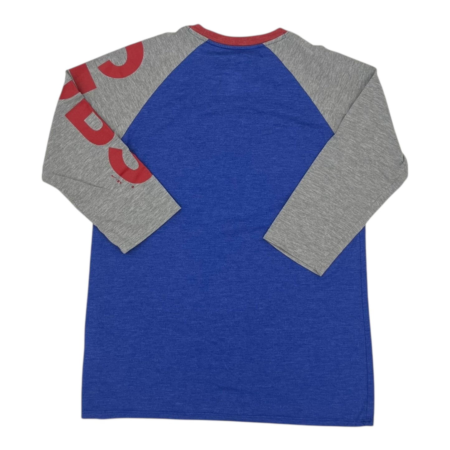 Athletic Top Ls Crewneck By Nike Apparel In Blue & Grey, Size:M