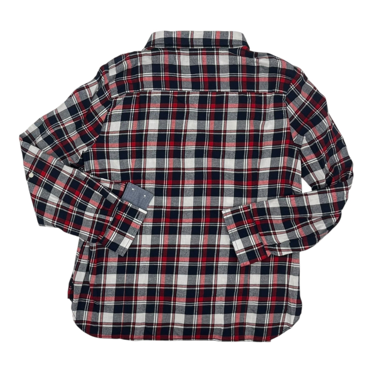 Top Ls By Tommy Hilfiger In Plaid Pattern, Size:Xl