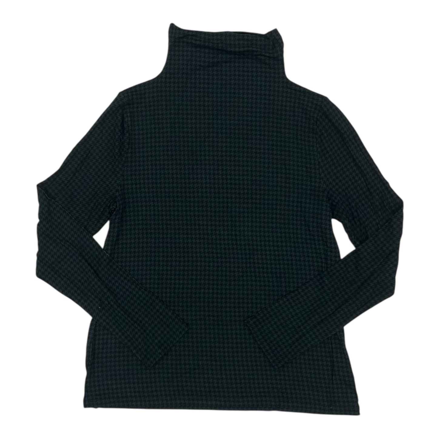 Top Ls By Ann Taylor In Black & Green, Size:M