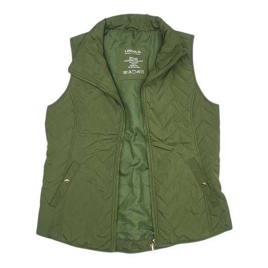 Vest Puffer & Quilted By Clothes Mentor In Green, Size:L