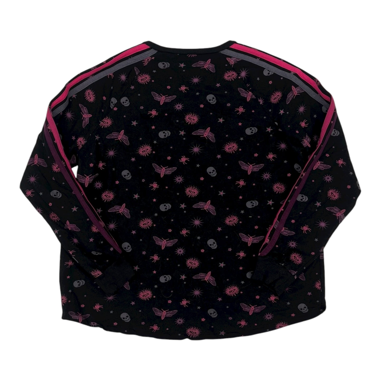 Sweatshirt Crewneck By Torrid In Black & Purple, Size:1X