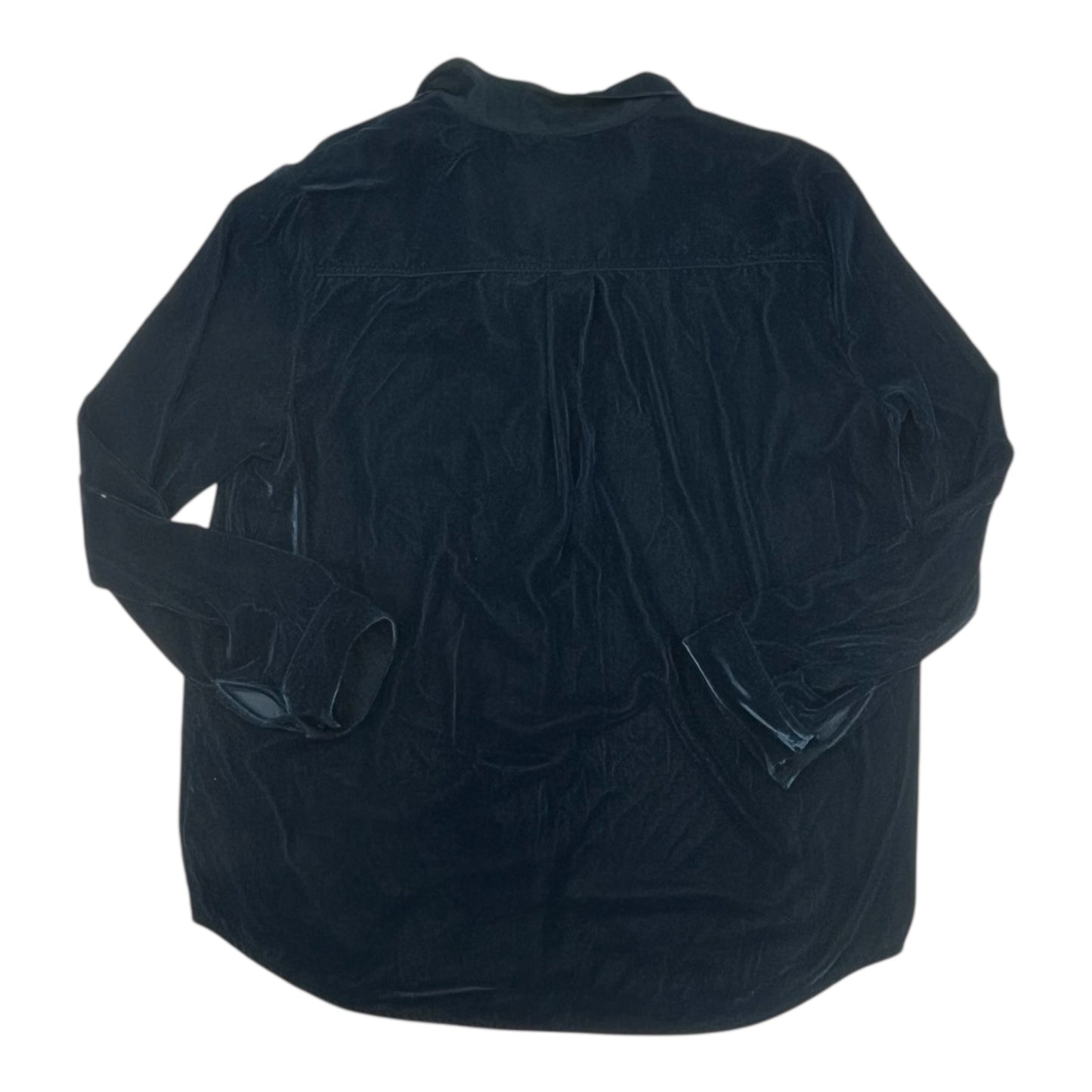 Blouse Ls By Gap In Blue, Size:Xl