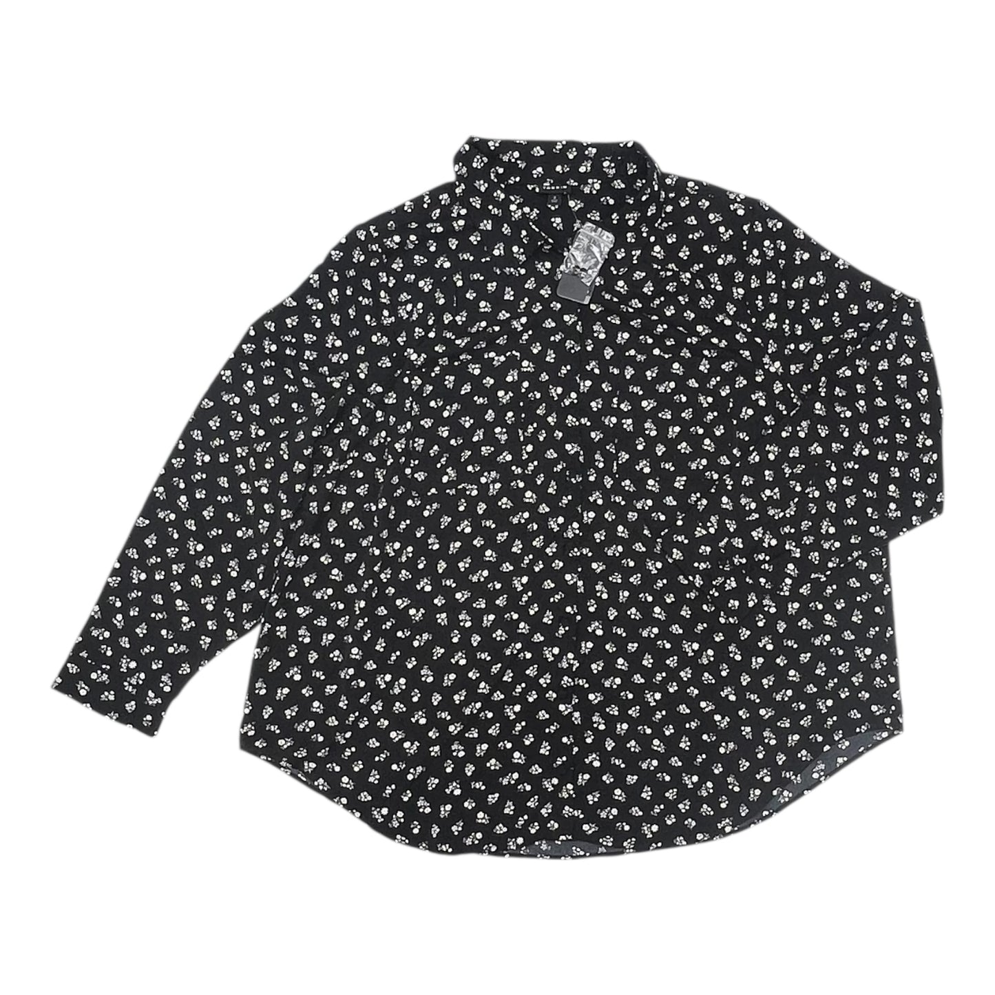 Blouse 3/4 Sleeve By Torrid In Black, Size:3X