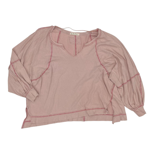 Top Ls By We The Free In Pink, Size:M