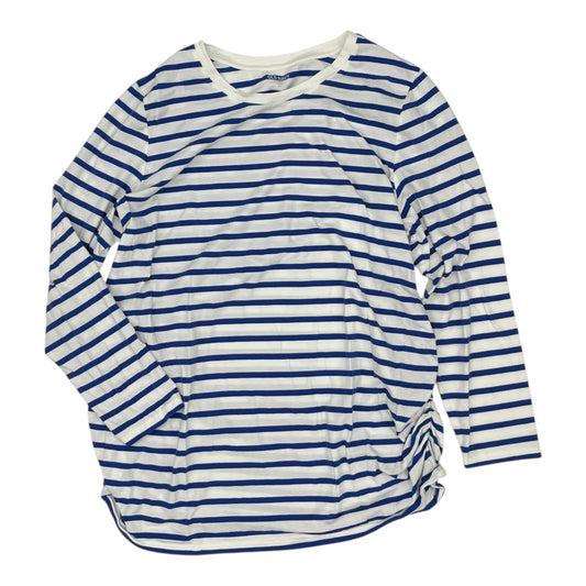 Mat Top Ls By Old Navy In Blue & White, Size:Xxl