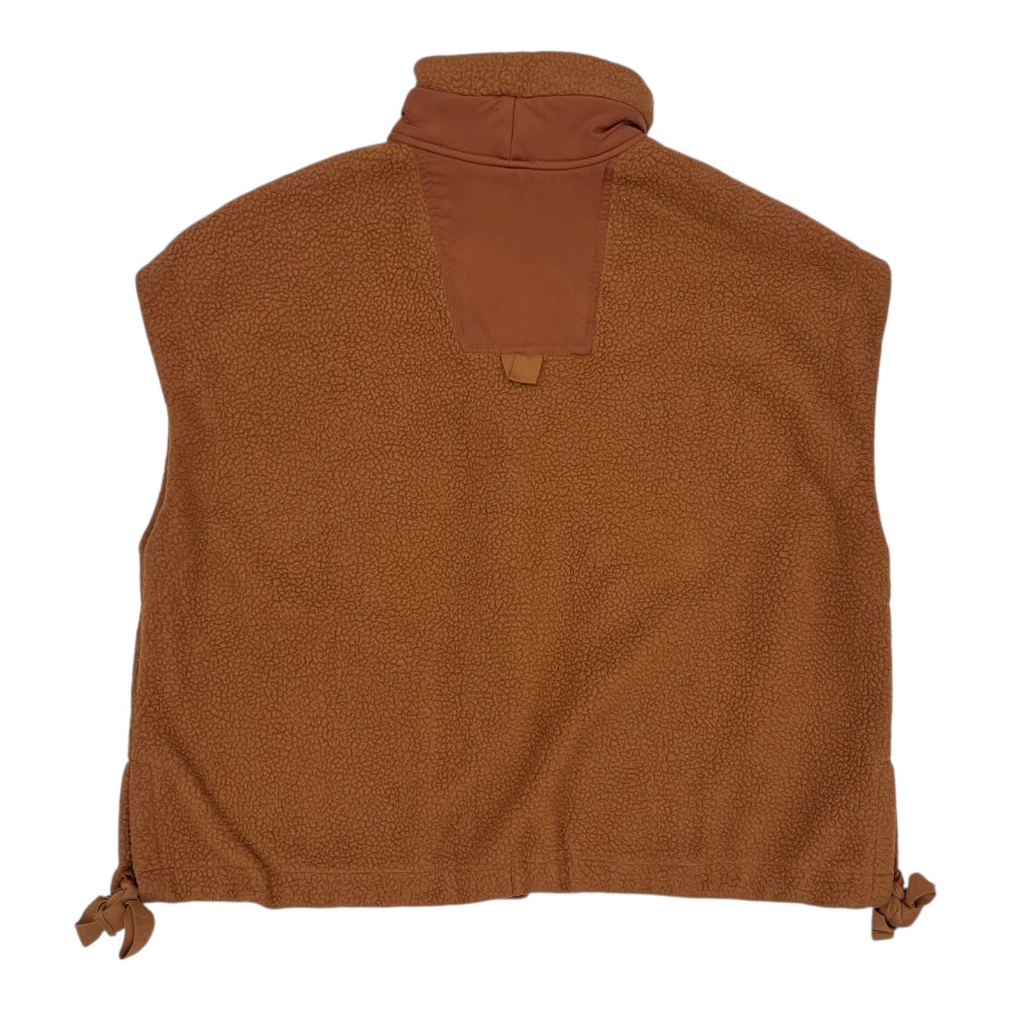 Vest Faux Fur & Sherpa By Clothes Mentor In Brown, Size:Xl