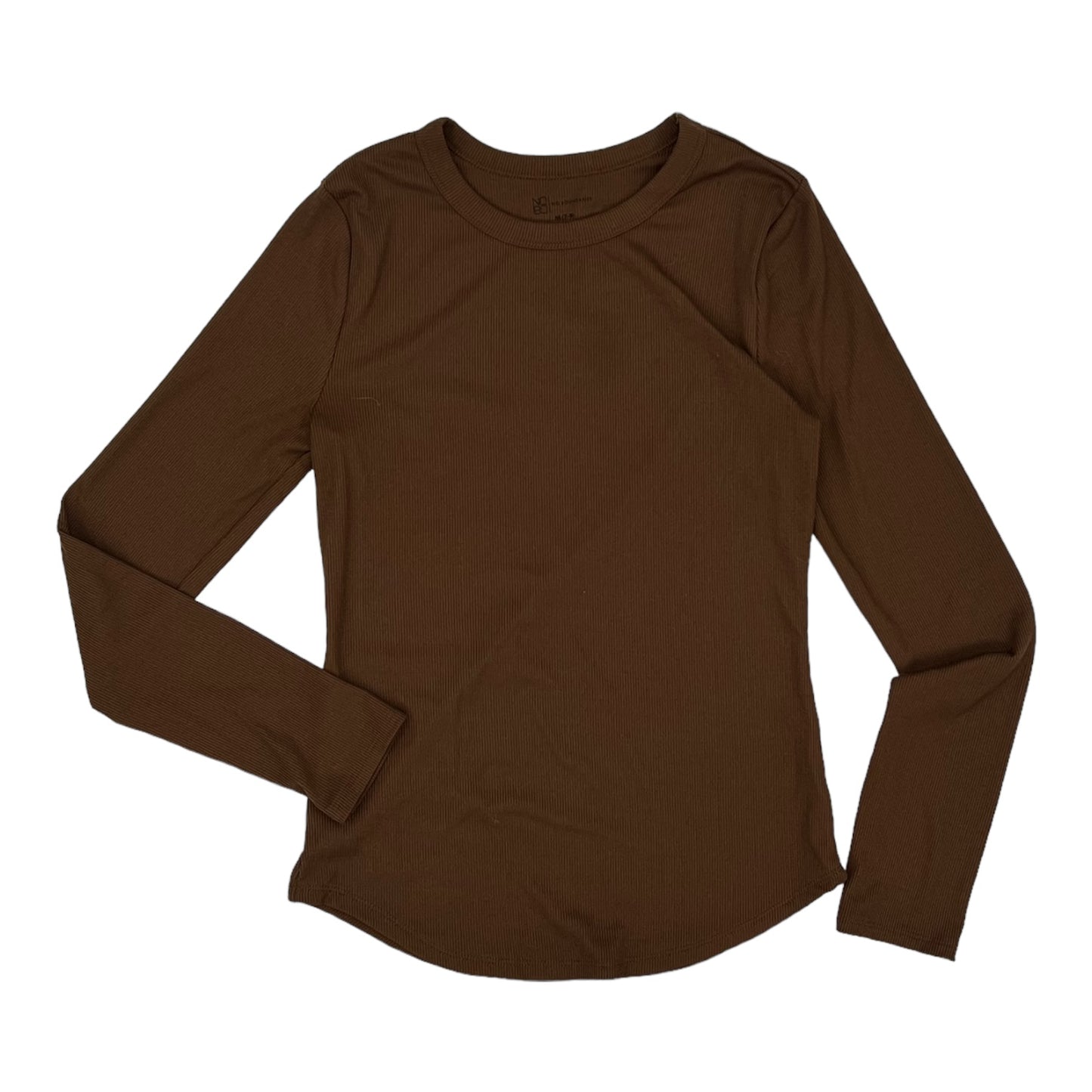 BROWN TOP LS by NO BOUNDARIES Size:M