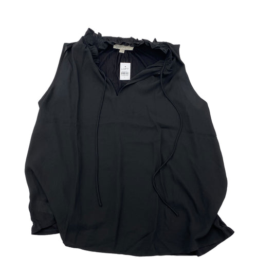 BLACK TOP SLEEVELESS by LOFT Size:L