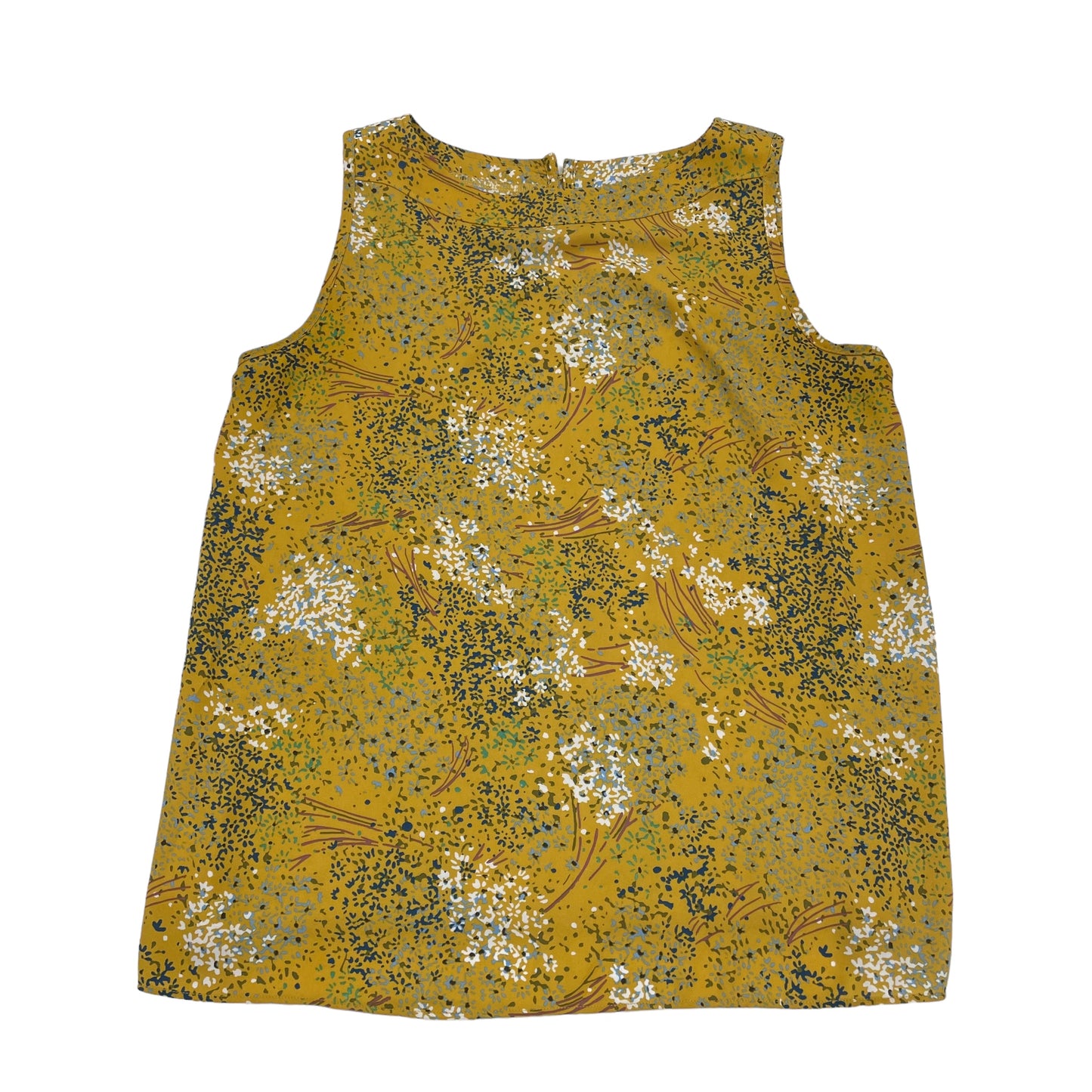 YELLOW BLOUSE SLEEVELESS by LOFT Size:S