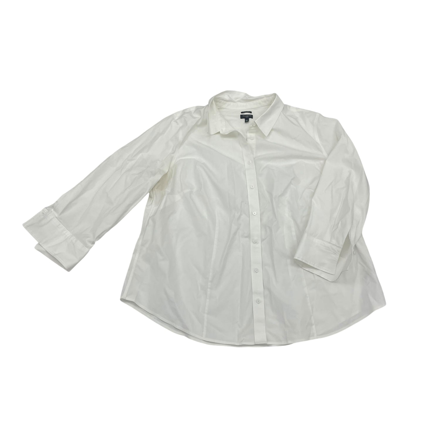 Top Ls By Talbots In White, Size:1X