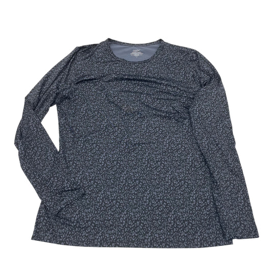 Top Ls By Cuddl Duds In Grey, Size:L