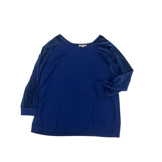 Top Ls By Woman Within In Blue, Size:1X