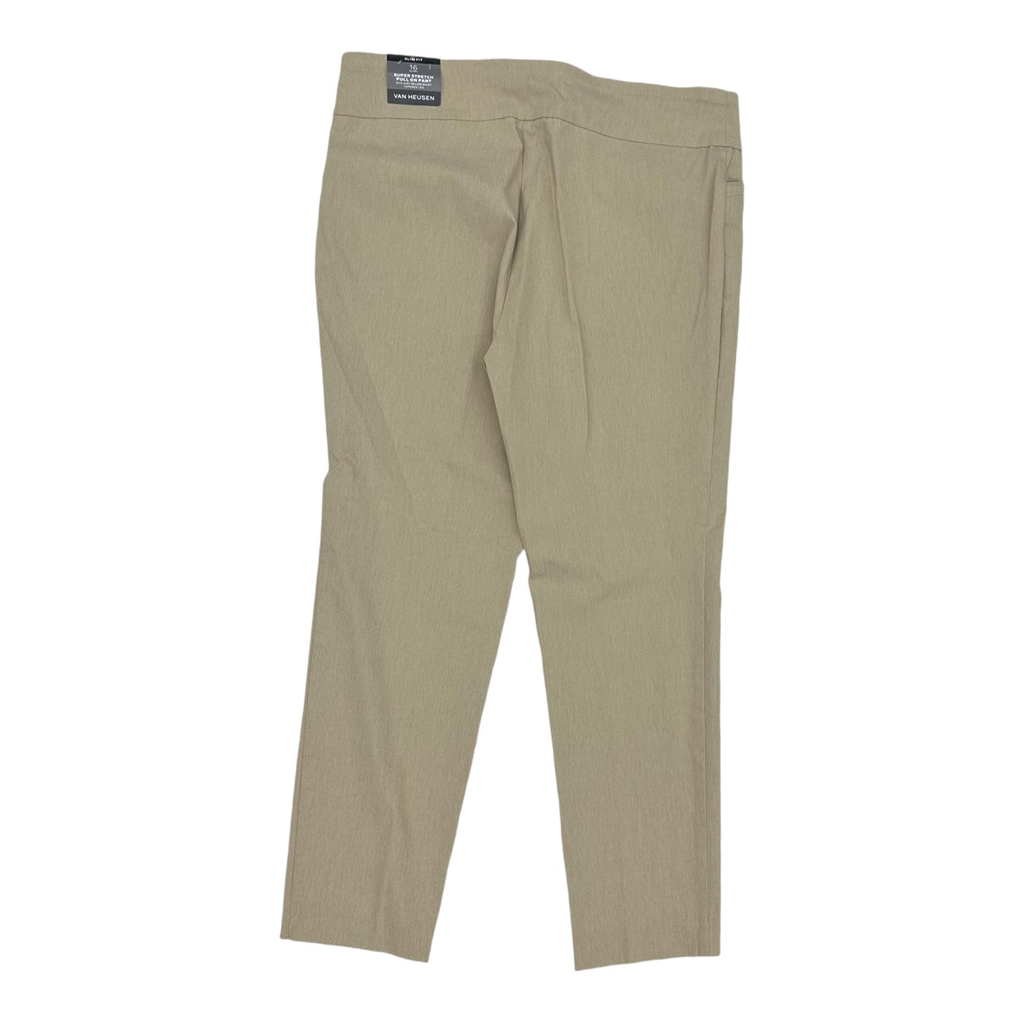 Pants Chinos & Khakis By Van Heusen In Tan, Size:16