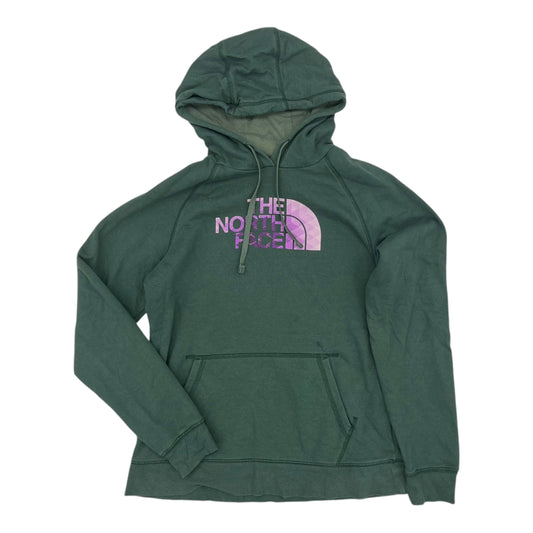 Athletic Sweatshirt Hoodie By The North Face In Green, Size:L