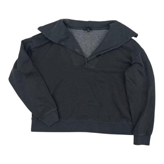 Sweatshirt Collar By Banana Republic In Grey, Size:M