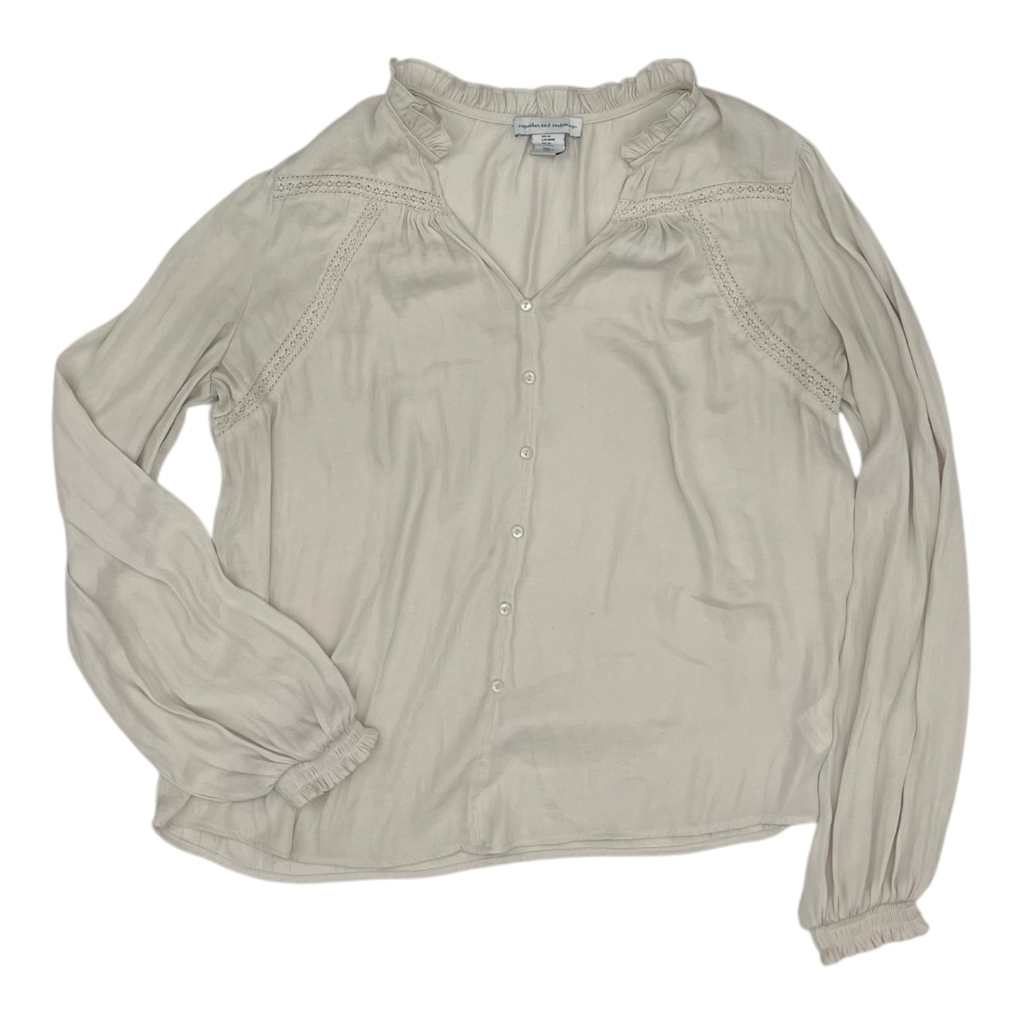 Top Ls By Cupcakes And Cashmere In Cream, Size:M