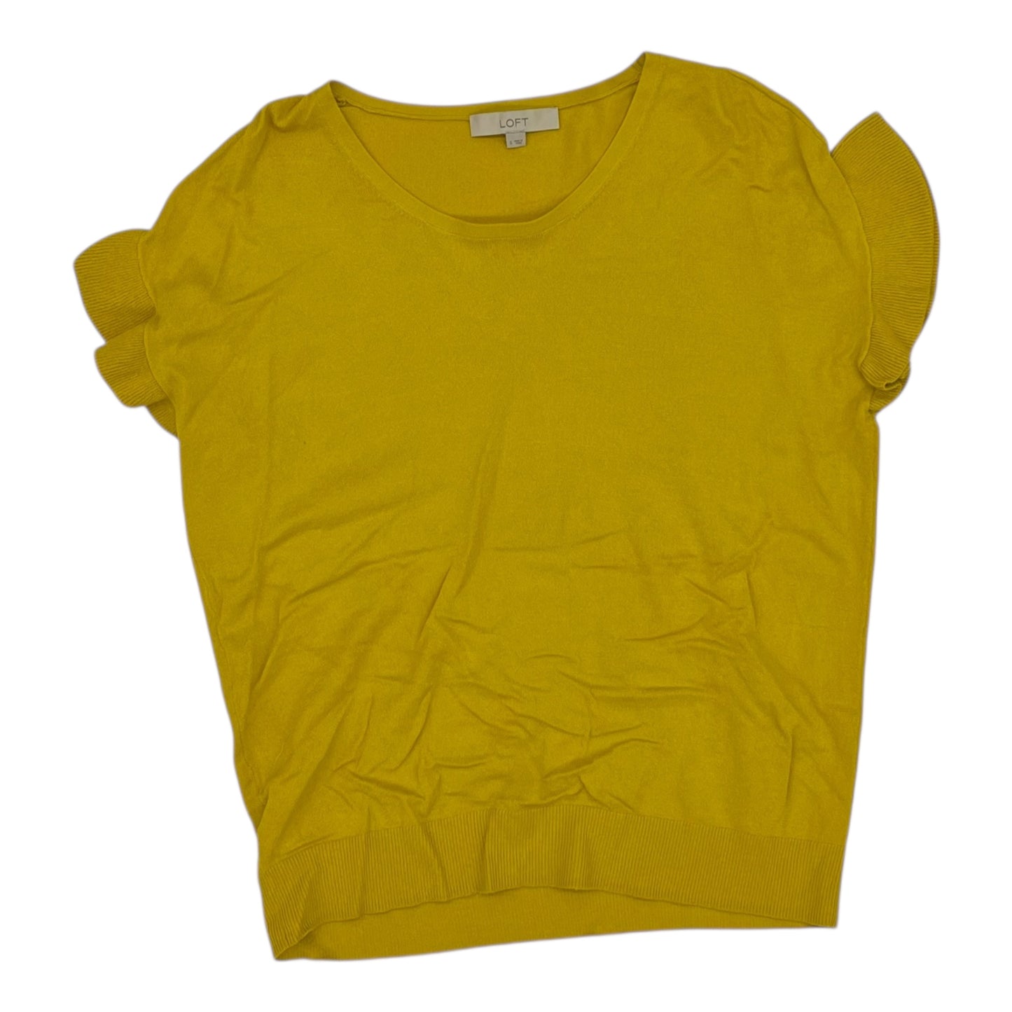 Top Ss By Loft In Yellow, Size:S