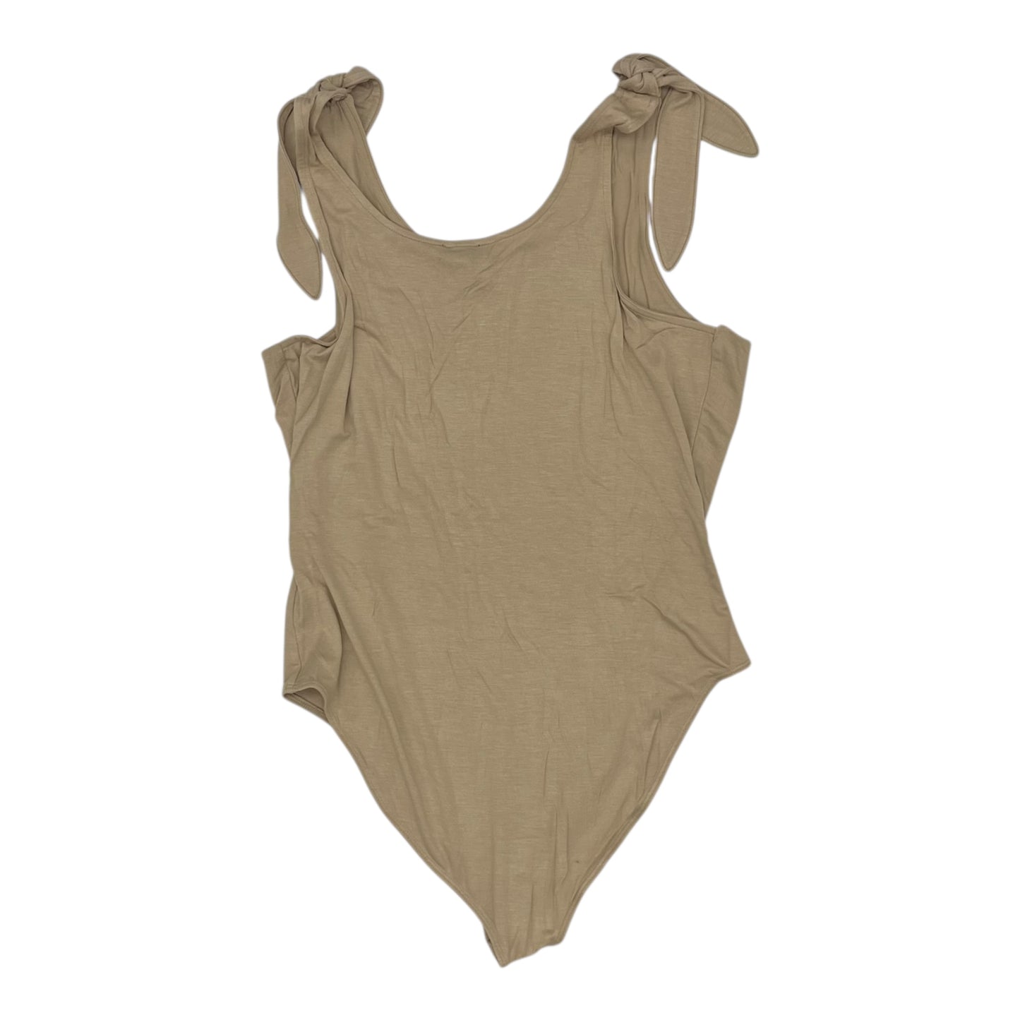 Bodysuit By Express In Tan, Size:L