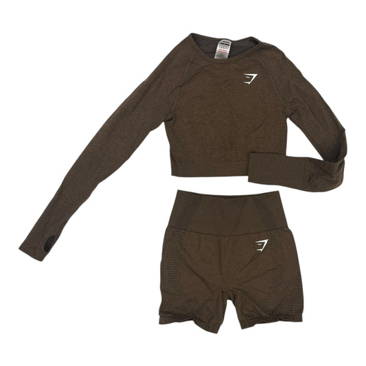Athletic Shorts 2Pc By Gym Shark In Brown, Size:S