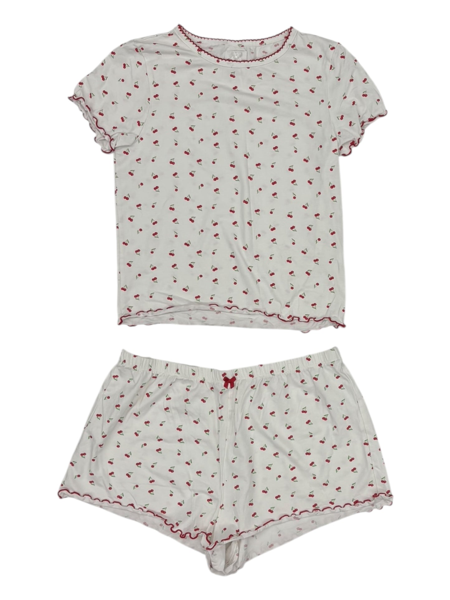 Pajamas 2Pc By Clothes Mentor In Red & White, Size:6