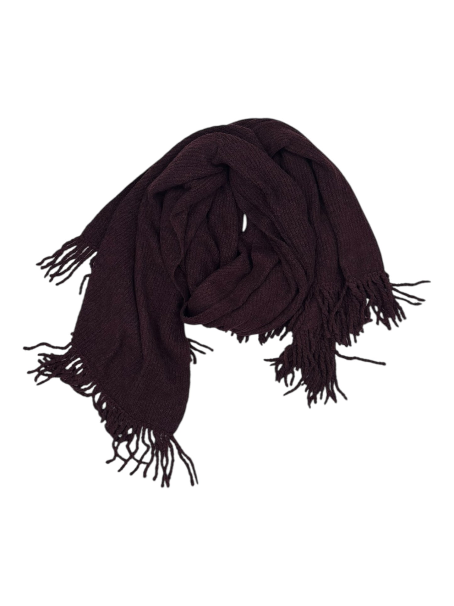 Scarf Winter By Clothes Mentor In Maroon