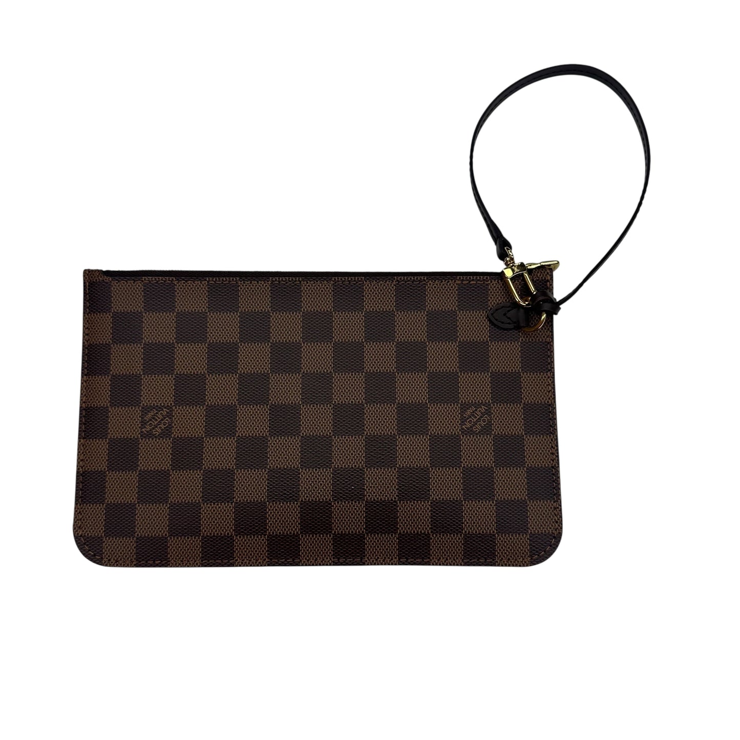 Wristlet Luxury Designer By Louis Vuitton In Brown, Size:Medium