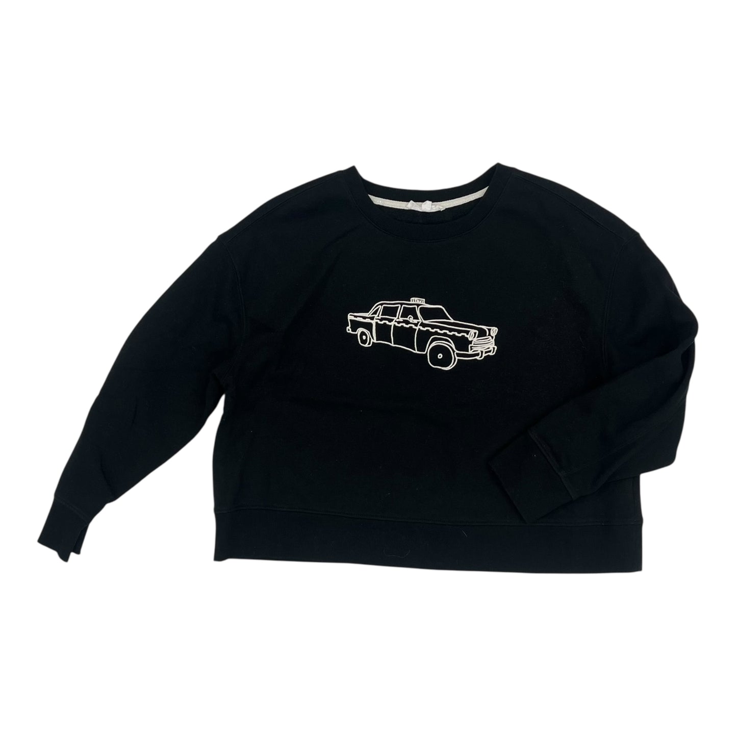 Sweatshirt Crewneck By Jane And Delancey In Black, Size:Xl