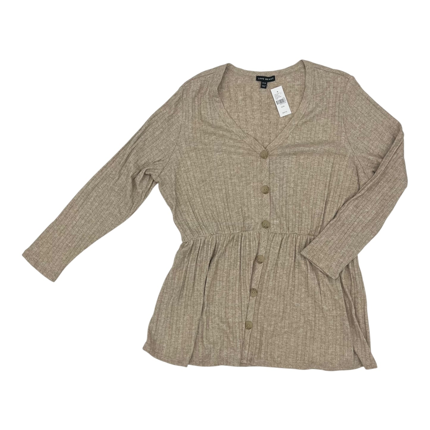 Top Ls By Lane Bryant In Brown, Size:2X