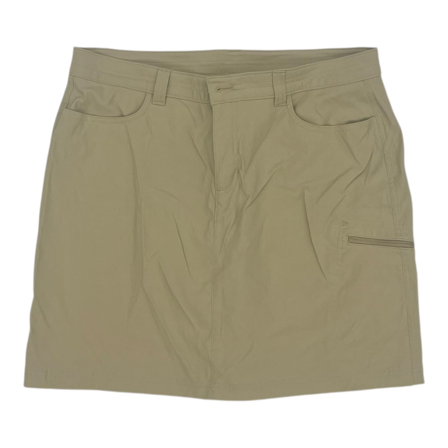 Athletic Skirt By Eddie Bauer In Tan, Size:L