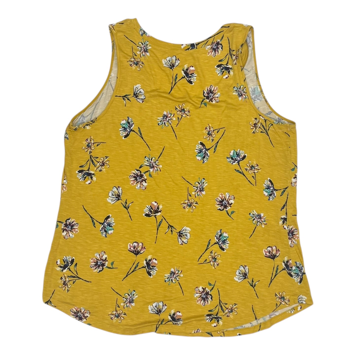 Top Sleeveless By Maurices In Yellow, Size:1X