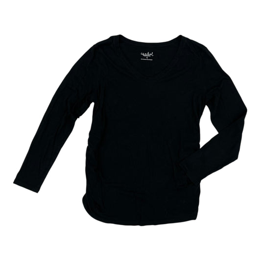 Mat Top Ls By Isabel Maternity In Black, Size:L
