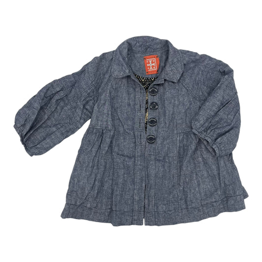 Jacket Other By Free People In Blue, Size:M