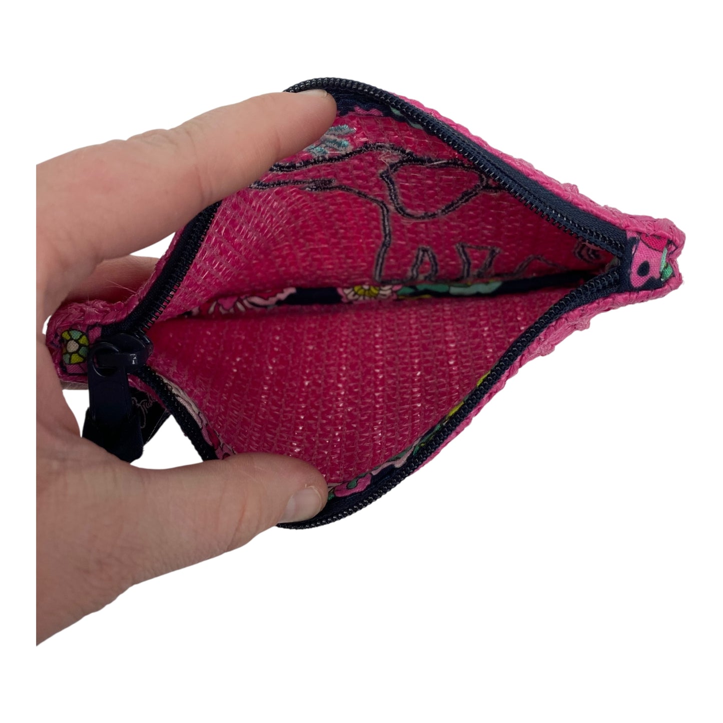 Makeup Bag By Vera Bradley In Pink, Size:Medium