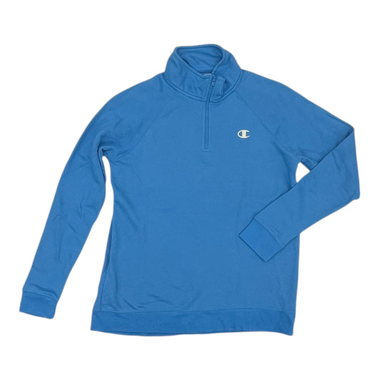 Athletic Sweatshirt Collar By Champion In Blue, Size:M