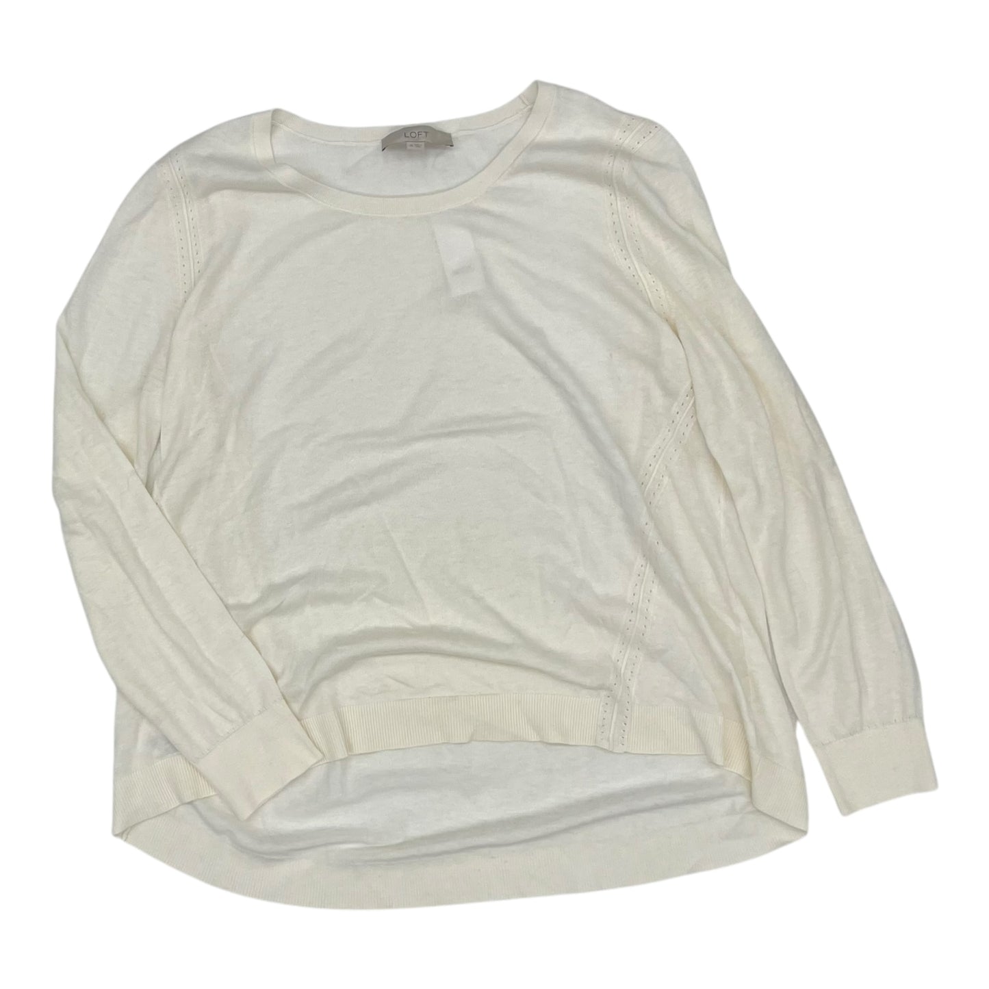 Sweater By Loft In Cream, Size:Xl
