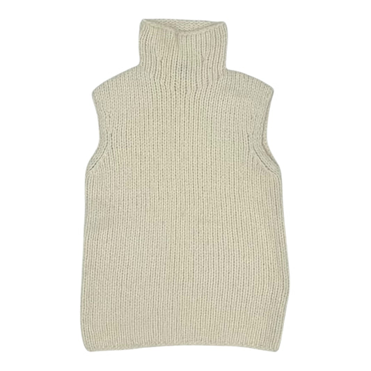 Vest Sweater By Theory In Cream, Size:M