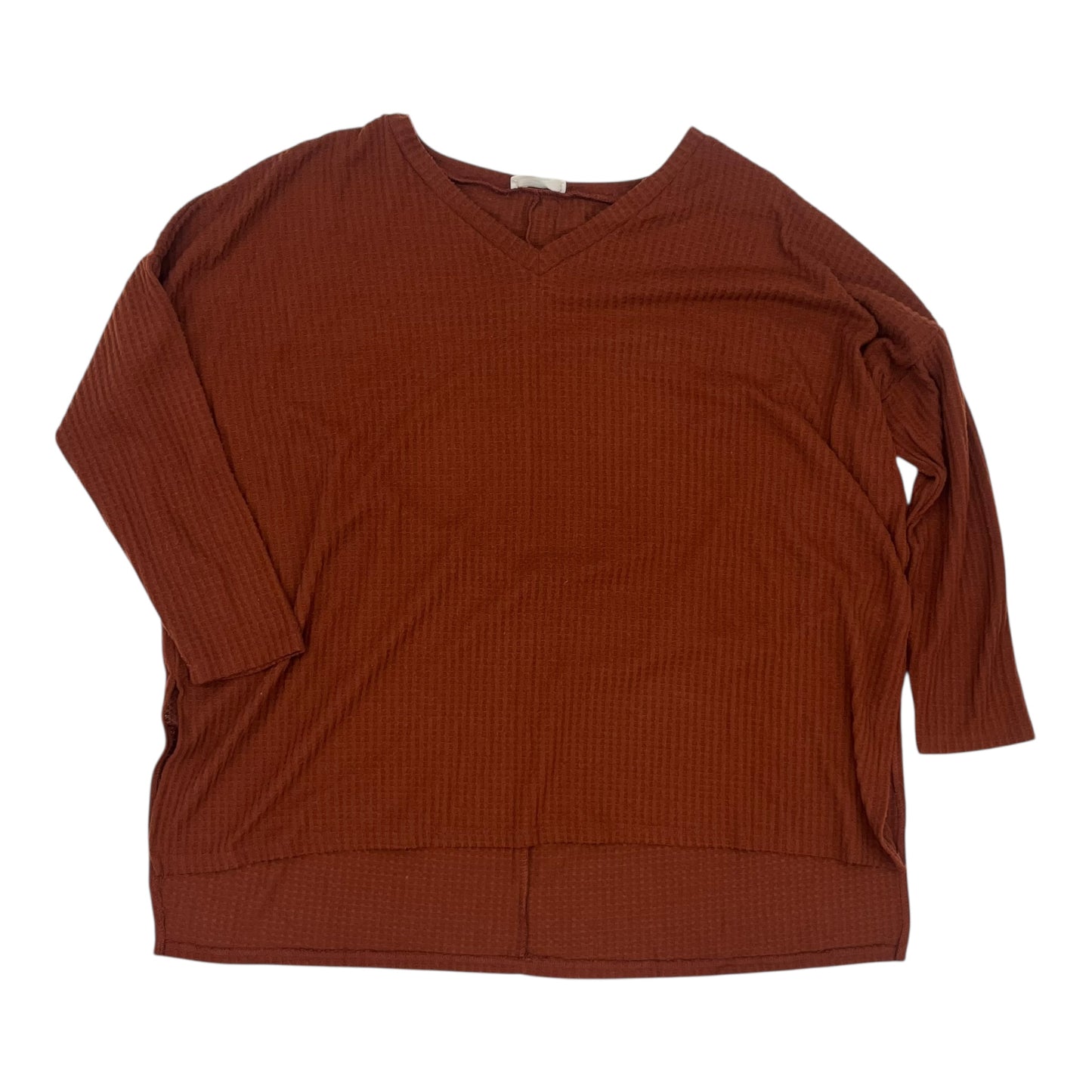 Top Ls By Zenana In Orange, Size:1X