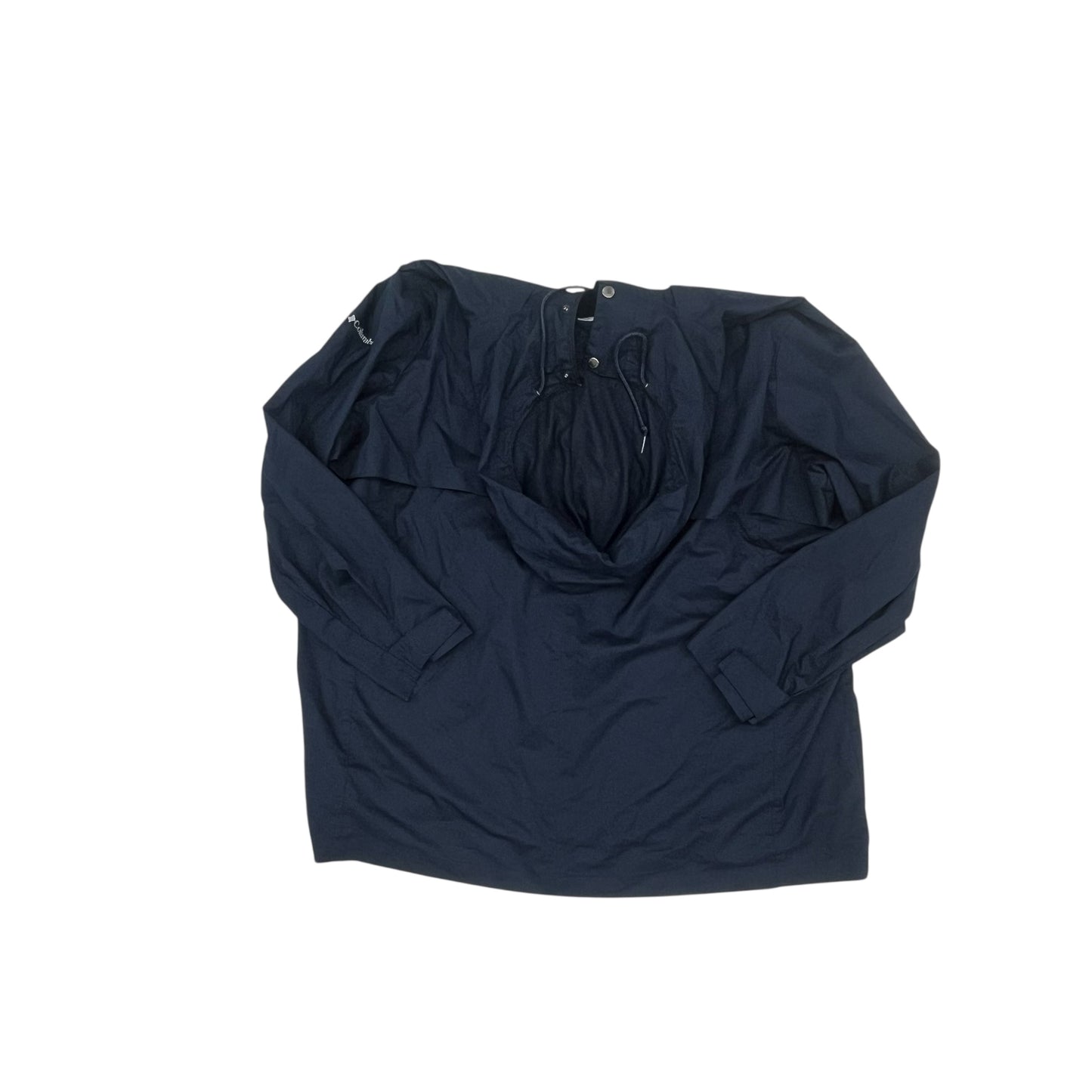 Jacket Windbreaker By Columbia In Navy, Size:3X