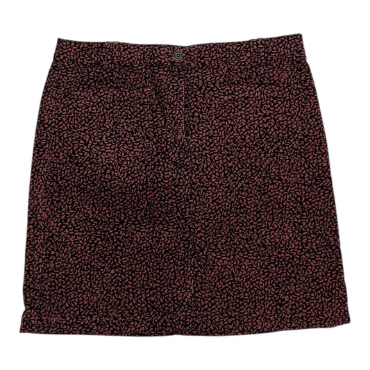 Skirt Midi By Clothes Mentor In Red, Size:16