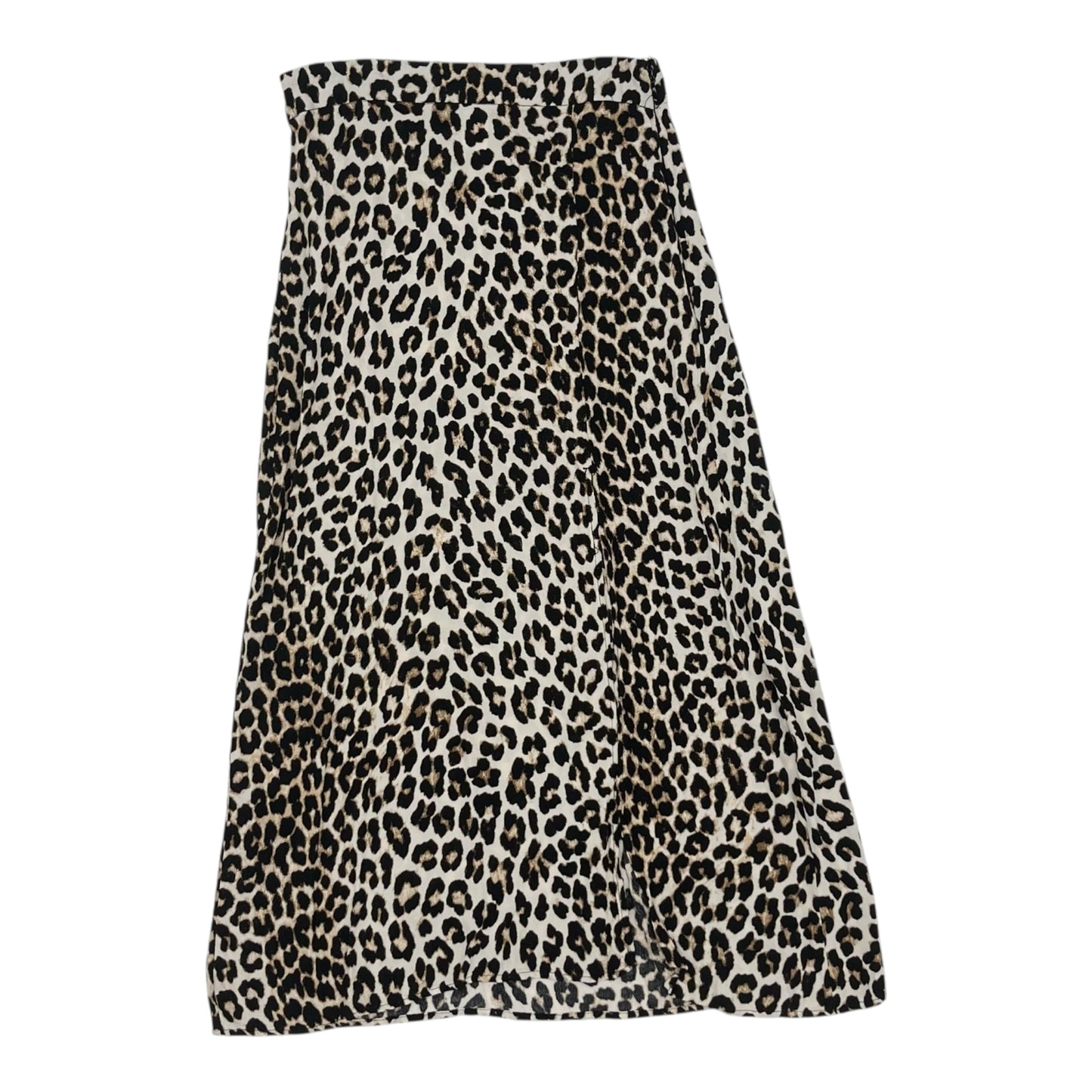 Skirt Midi By H&M In Leopard Print, Size:2